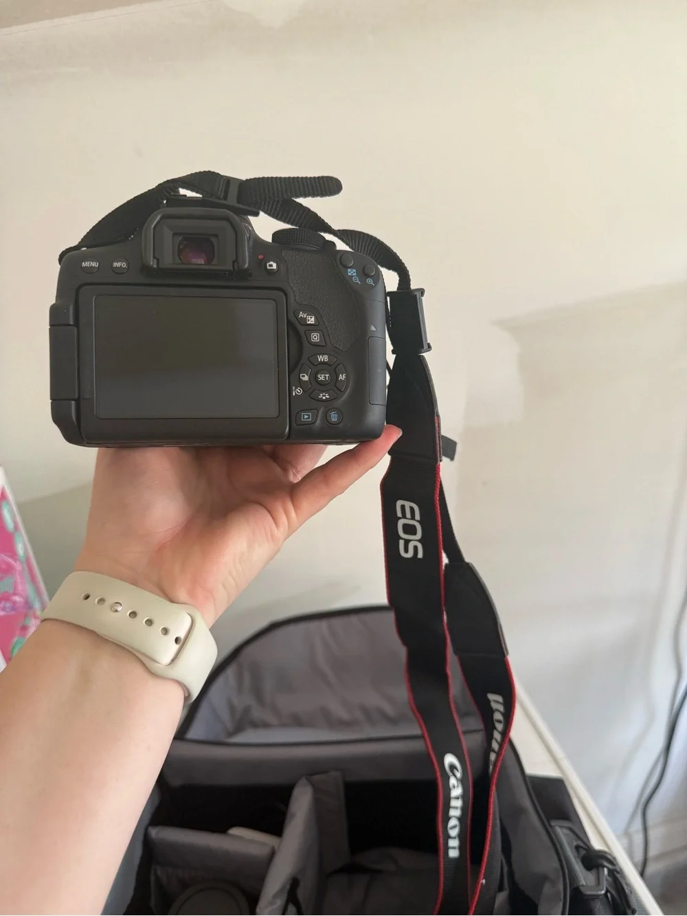 Canon EOS Rebel T6i DSLR Camera in Black
